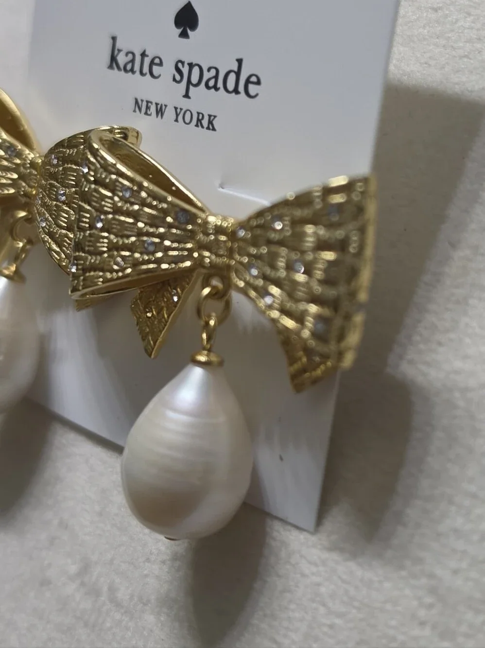 Kate Spade Wrapped in a Bow Drop Earrings